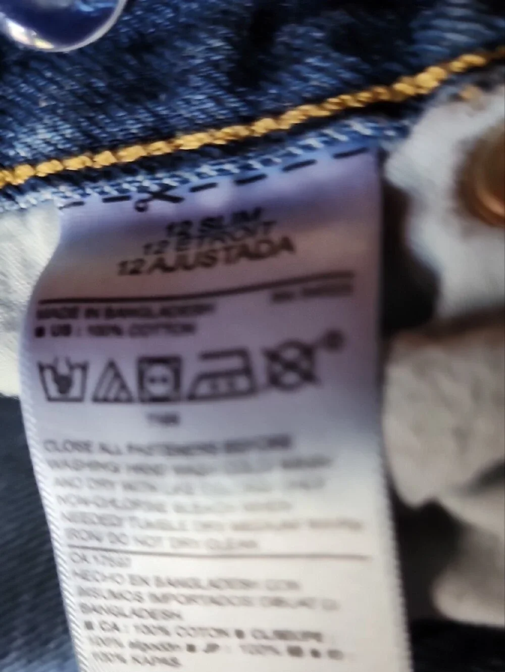 Kids Blue Denim Jeans and Blue Top Unbranded Blackwhitetop - Picture 5 of 7